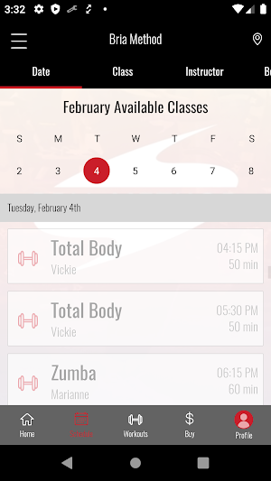 Bria Method Fitness Screenshot 1
