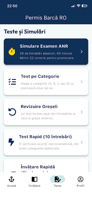 Permis barcă Screenshot 1