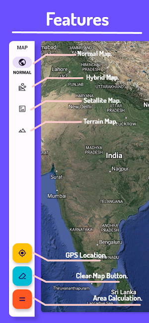 GPS Land Survey Measurement Screenshot 1