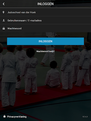 Judoschool van der Hoek Screenshot 1