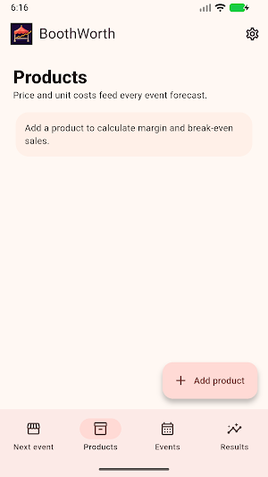 BoothWorth: Craft Fair Planner Screenshot 0