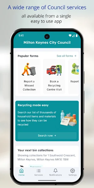 Milton Keynes City Council Screenshot 0