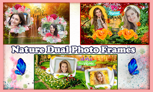 Nature Dual Photo Frames Screenshot 0