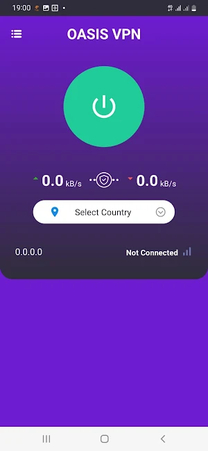 Oasis VPN Screenshot 1
