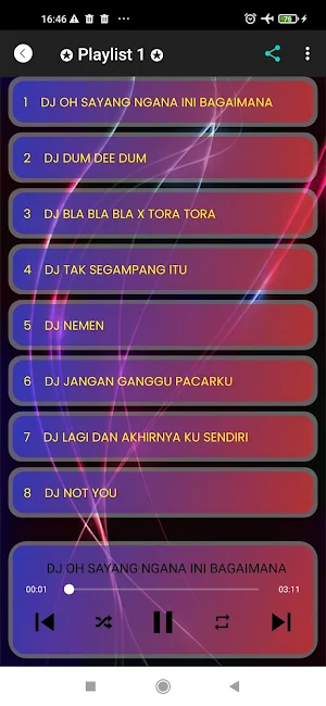 DJ Oh Sayang Ngana Remix Screenshot 1