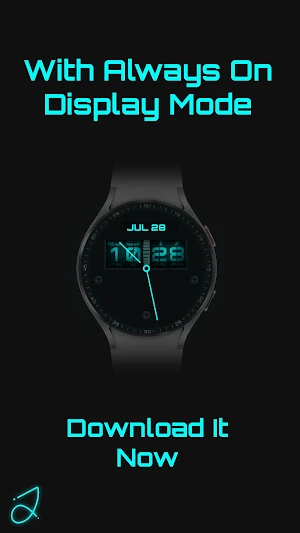Simple Adjs Watch Face Screenshot 3