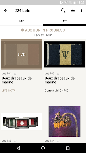 Genève Enchères Screenshot 2
