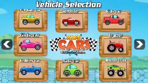 Kids Cars hill Racing games - Toddler Driving Screenshot 1