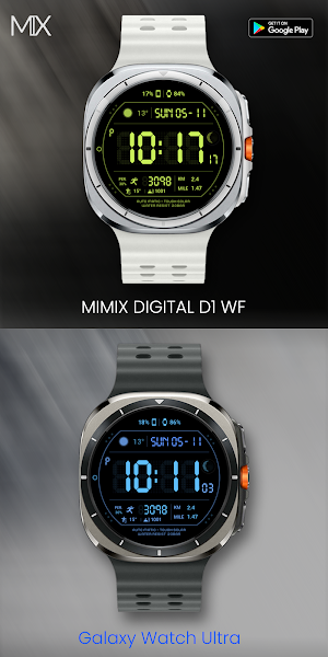 MIMIX Digital D1 Watchface Screenshot 1