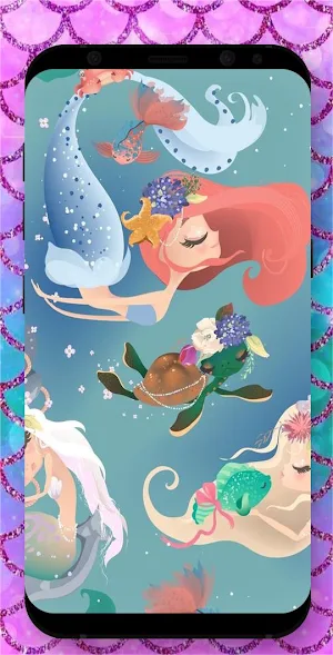 Cute Mermaid Wallpapers Screenshot 1