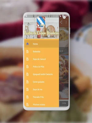Free Home Cooking Recipes from Honduras Screenshot 2