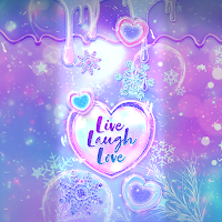 Snowy Live Laugh - Wallpaper