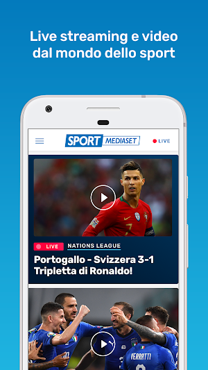 SportMediaset Screenshot 1