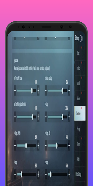 ᑭG Sensitivity Aim Settings Screenshot 2