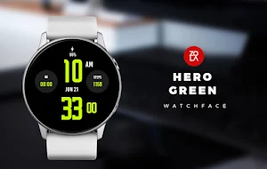 Hero Green Watch Face Screenshot 0
