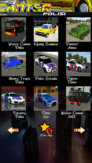 Mod Bussid Truck Canter Polisi Screenshot 3