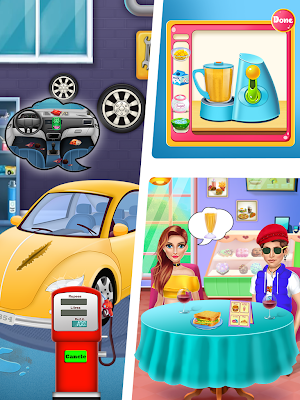 College girl date makeover - Beach dress up party Screenshot 2