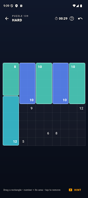 Shikaku - Rectangle Puzzle Screenshot 3