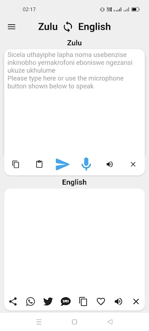Zulu To English Translator Screenshot 0