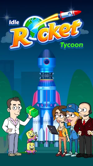 Idle Rocket Tycoon: Space Factory Screenshot 0