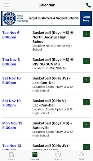 South Ripley Athletics - Indiana Screenshot 2