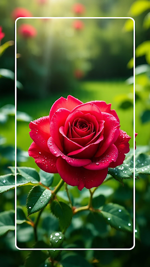 Red Rose Wallpaper Full HD Screenshot 2