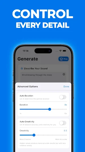 AI Sound Effects Generator App Screenshot 2