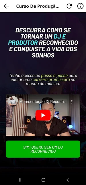 Curso De Produção Musical e DJ Screenshot 1