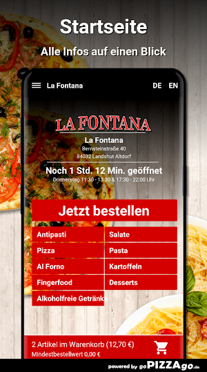 La Fontana Landshut Altdorf Screenshot 1