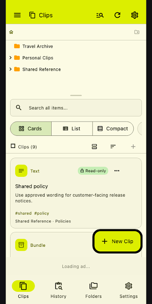 QuickClip - Copy Paste Manager Screenshot 2