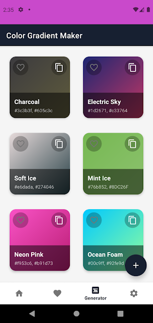 Color Gradient Maker Screenshot 3