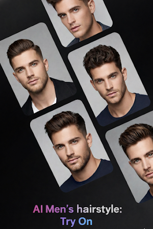 AI Men's Hairstyle: Try On Screenshot 0