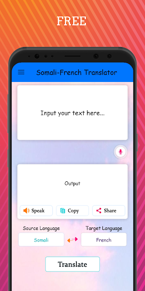 Somali - French Translator Screenshot 0
