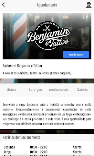 Barbearia Benjamin e Tattoo Screenshot 0
