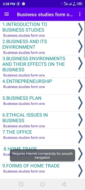 Business studies : form 1 to 4 Screenshot 1