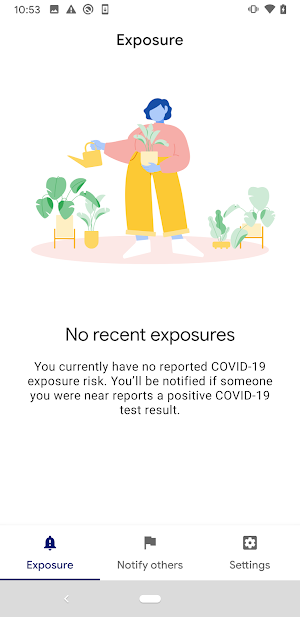 CO Exposure Notifications Screenshot 1