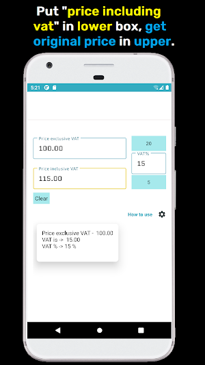 Vat Calculator 2022 Screenshot 1