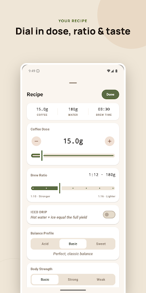 4:6 Coffee Brew Timer Screenshot 1