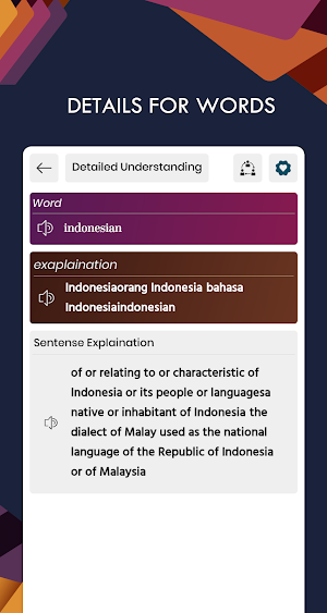 Indonesian English Translator - Free Dictionary Screenshot 3