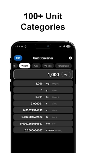 Unit Converter Screenshot 1