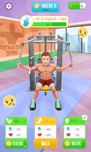 Idle Workout: Slap Kings: MMA Muscle Fighting Screenshot 2