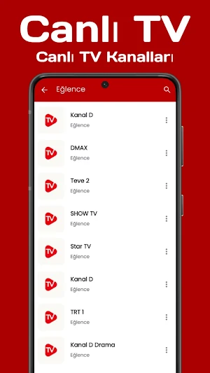 Canlı TV - Türk Kanalları izle Screenshot 2