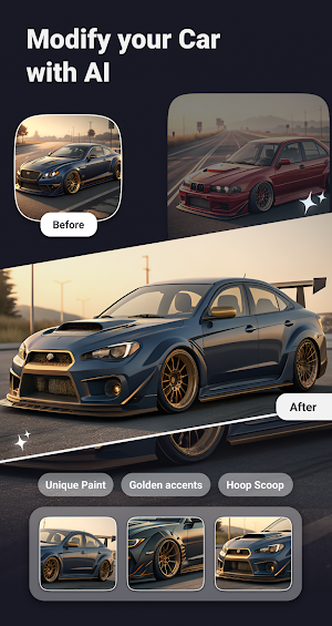 AI Car Designer Modify: AI Car Screenshot 0