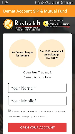 Demat Account SIP & Mutual Fun Screenshot 0