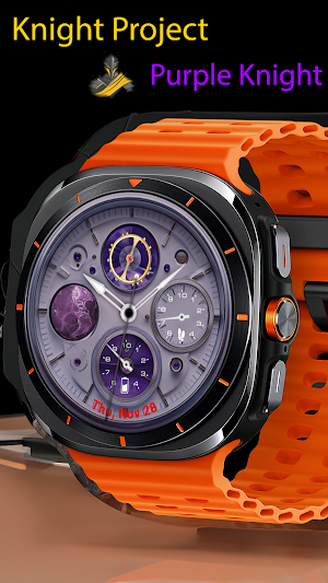 Purpel Knight Watch Face Screenshot 0