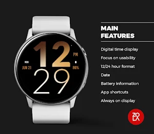 Choco Large Watch Face Screenshot 1