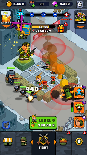 WW2 Defense - Merge Frontline Screenshot 1