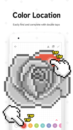Pixel ColorFil: Color by Number Free Coloring Book Screenshot 3