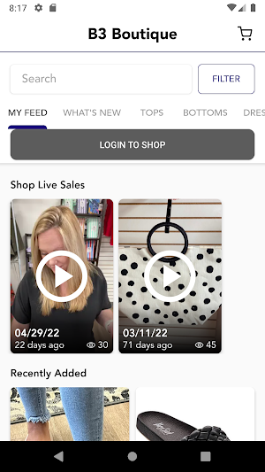 B3 Boutique Screenshot 1