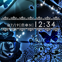 ゴシックな幻想壁紙　Silky Black